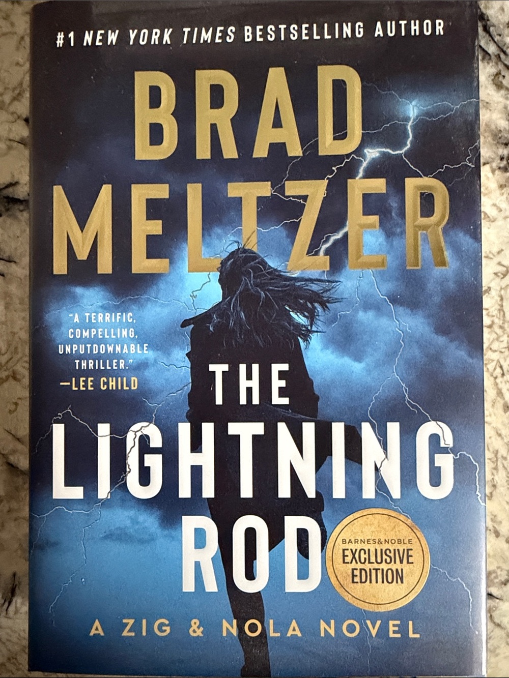 The Lightning Rod Hardcover Book - Blue Cover